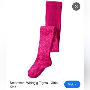 Girls size large Smartwool tights EUC